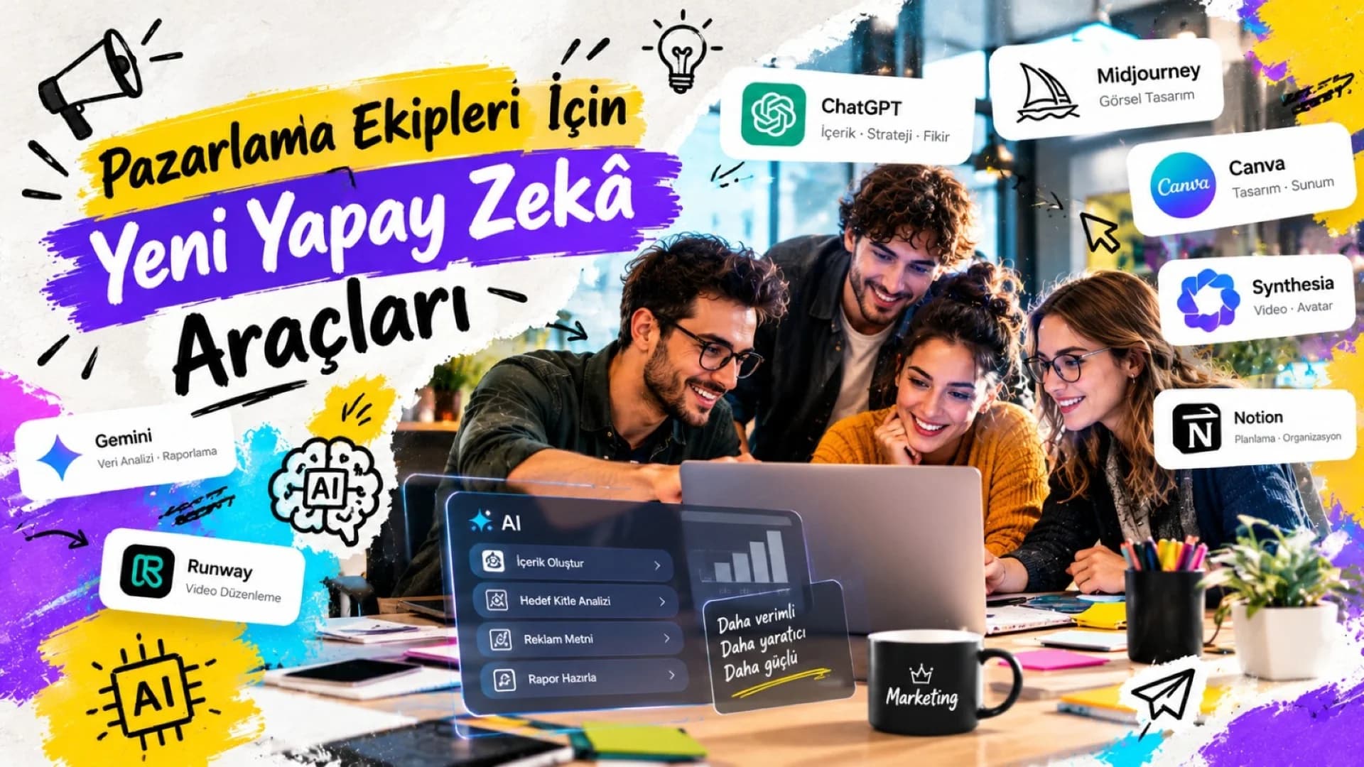 Pazarlama Ekipleri İçin Yeni Yapay Zekâ Araçları