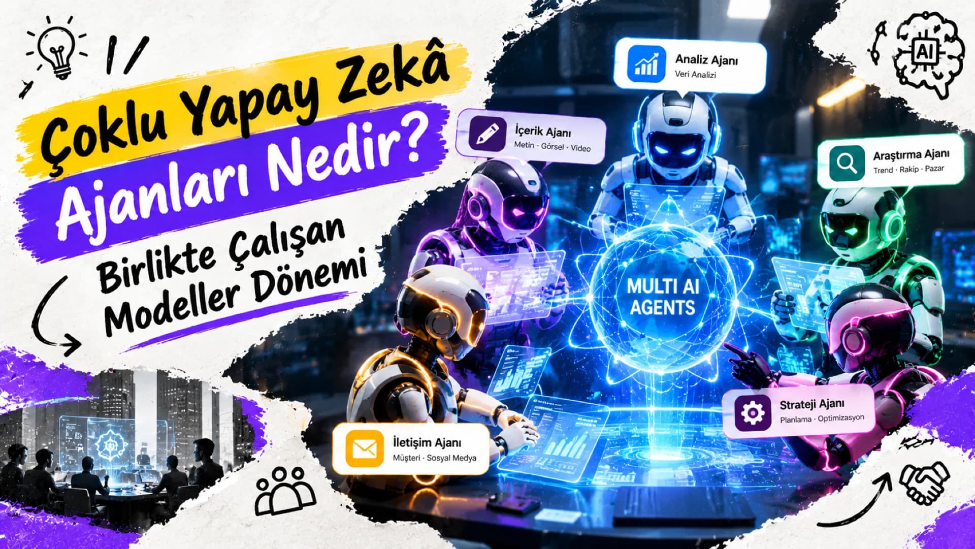 Çoklu Yapay Zekâ Ajanları Nedir? Birlikte Çalışan Modeller Dönemi