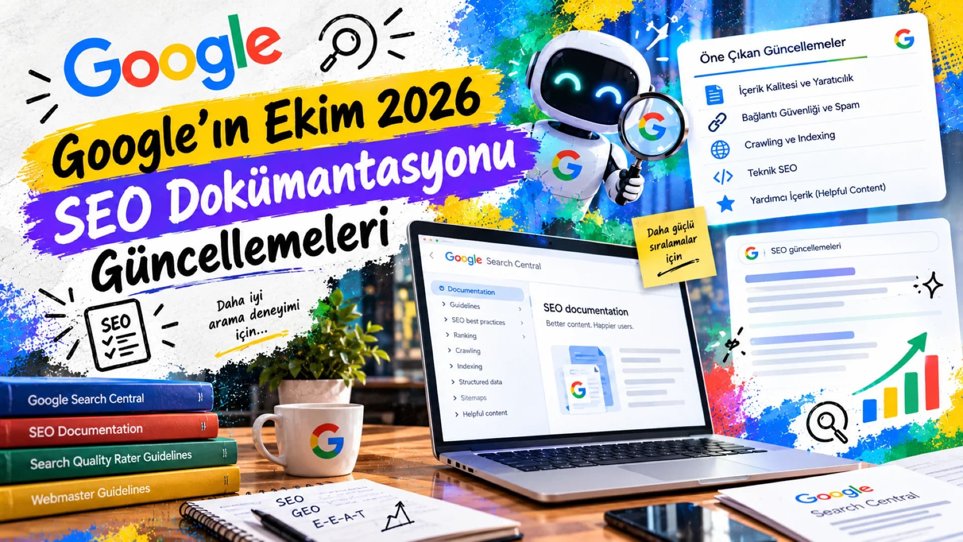 Google Ekim 2026 SEO Güncellemeleri ve Yeni Rehberler