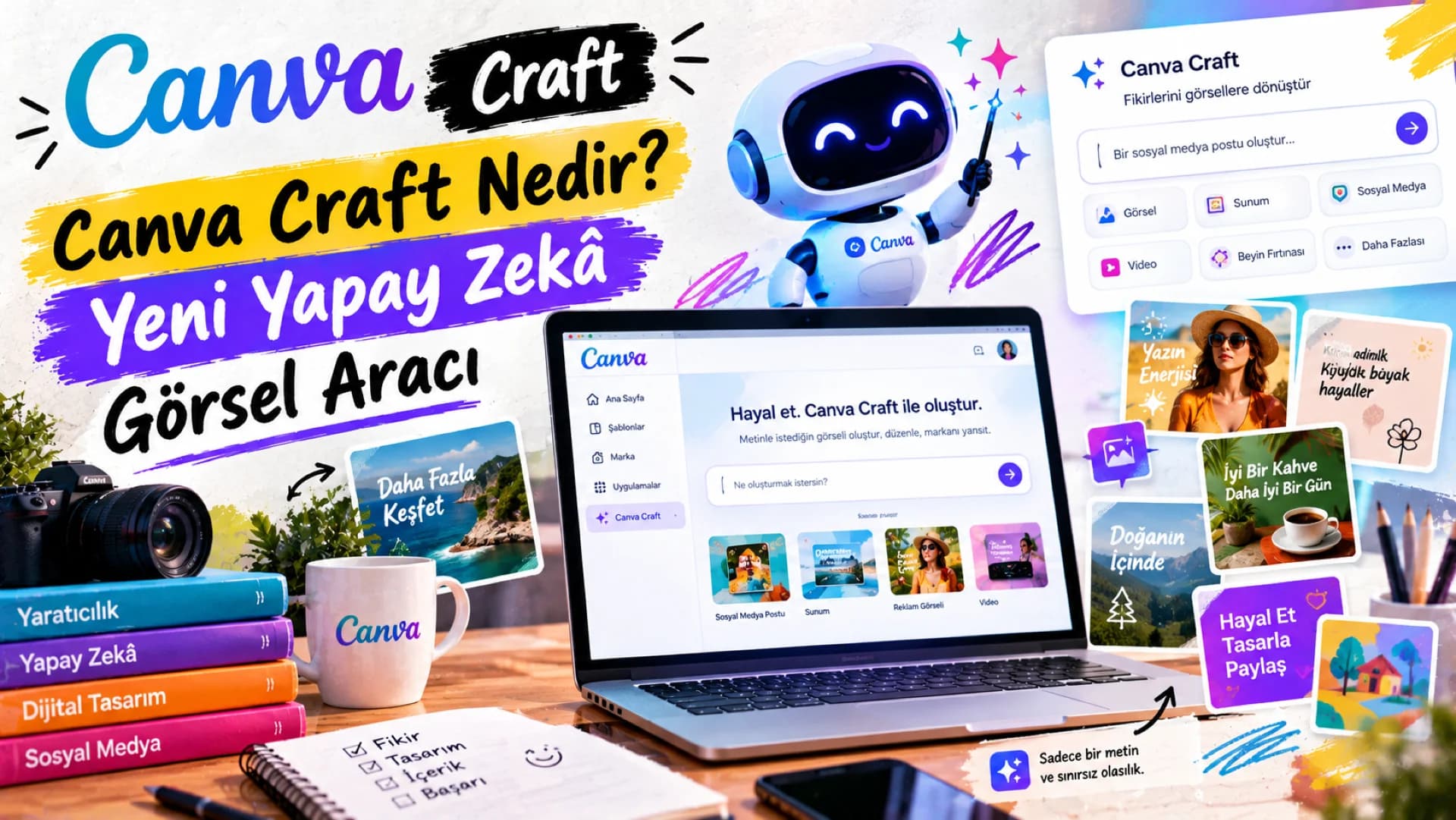 Canva Craft Nedir? Yeni Yapay Zekâ Görsel Üretim Aracı Neler Sunuyor?